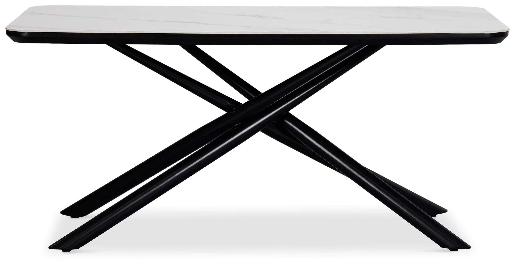 Palos White Rectangular Table