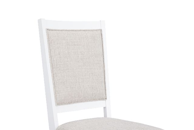 Heron Cove White Upholstered Side Chair