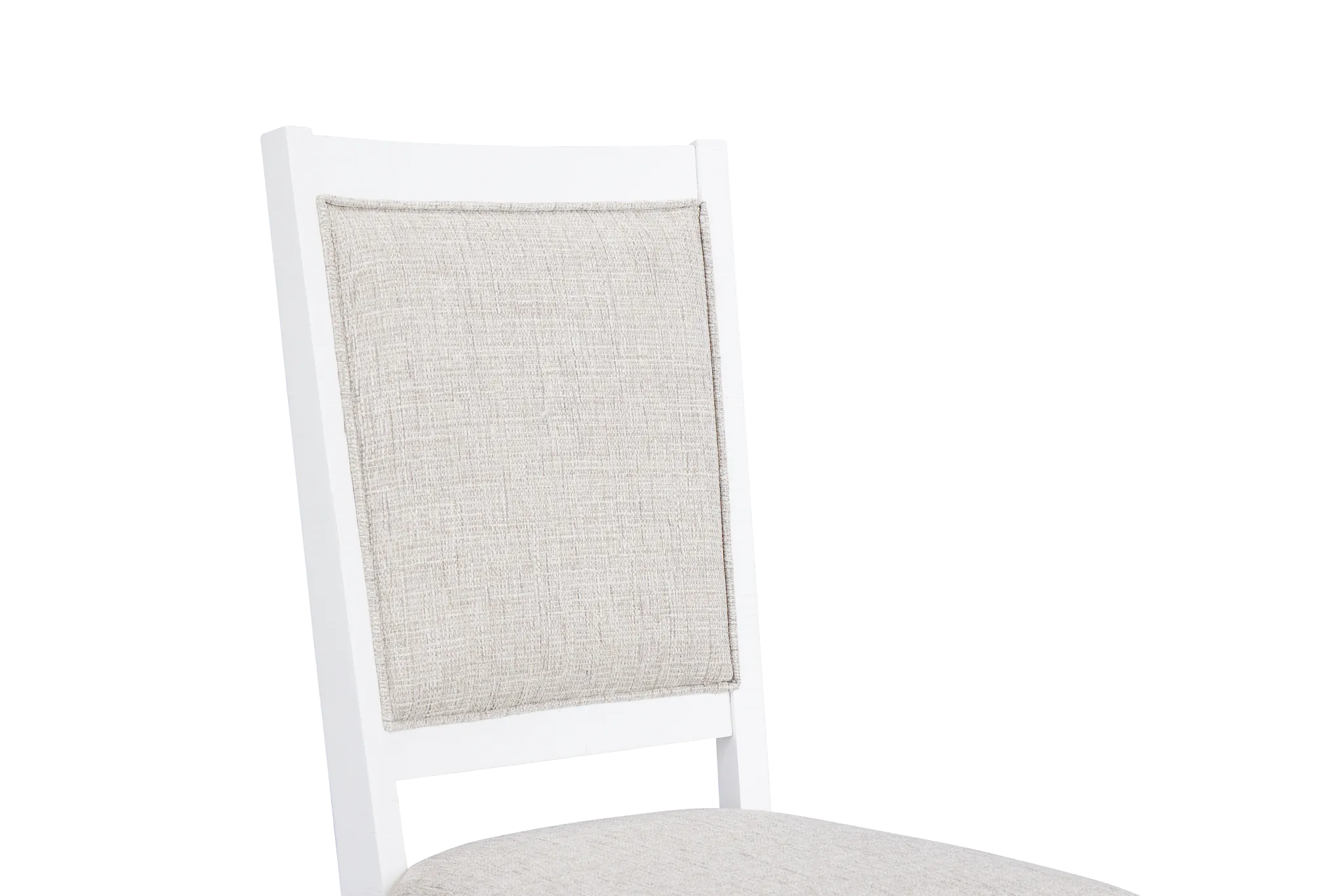 Heron Cove White Upholstered Side Chair