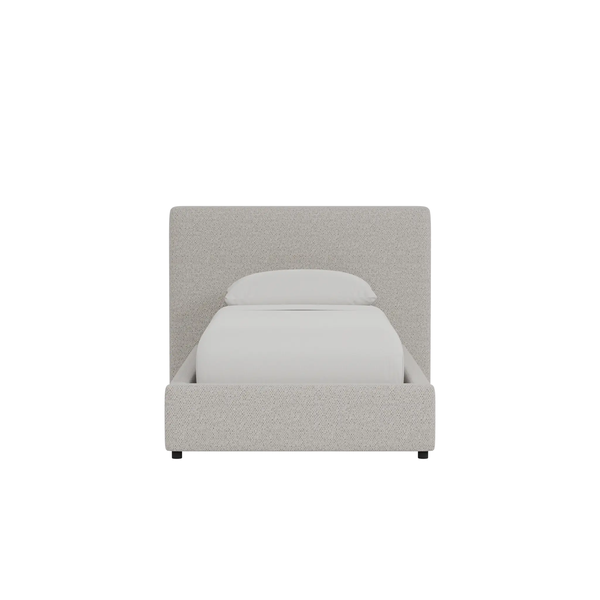 Grayton Suave White 44" Upholstered Platform Bed Grayton Suave White 44" Upholstered Platform Bed