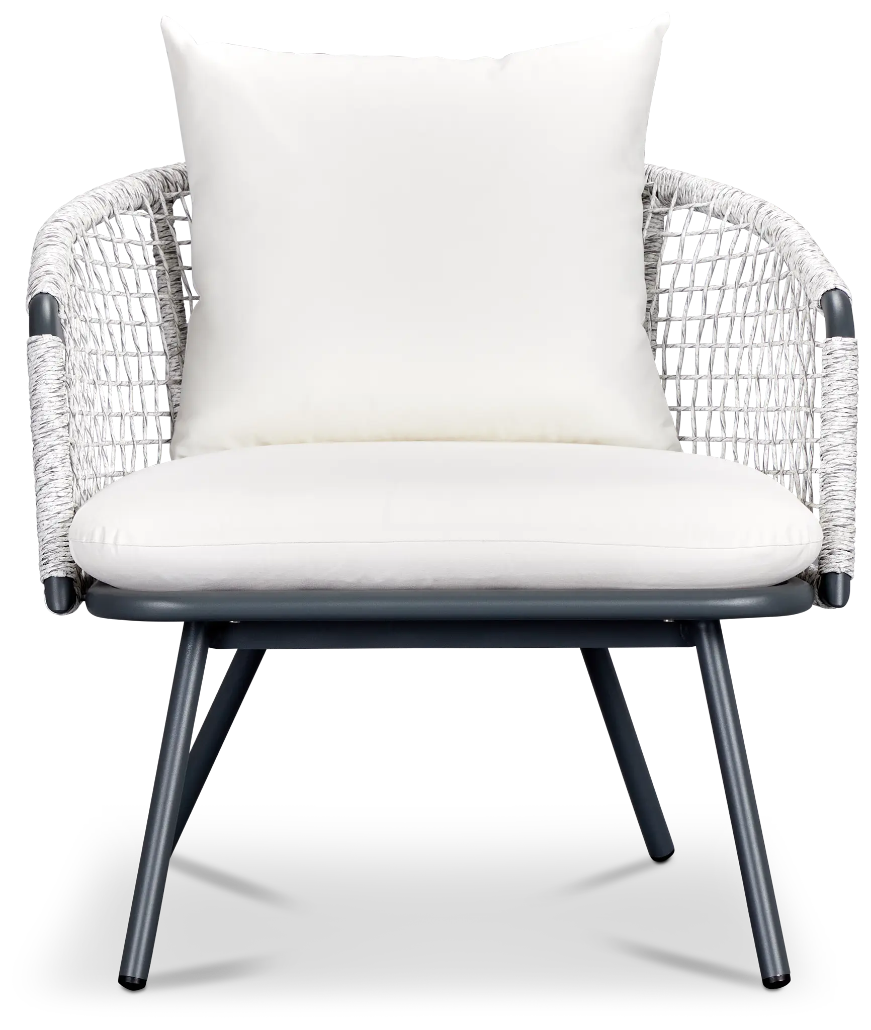 Malaga Gray White Arm Chair Malaga Gray White Arm Chair