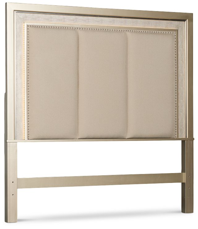 Manhattan Champagne Platform Headboard