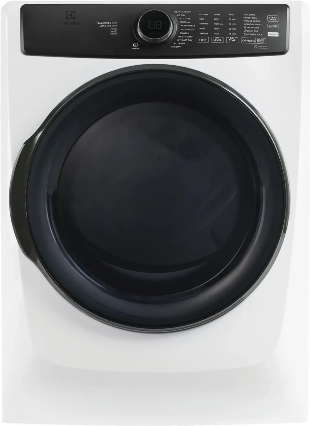 Electrolux 7738 Series White Front Load Gas Dryer