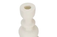 Ula White Candle Holder