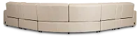 Sawyer Ivory Micro Large Triple Power Reclining Two-arm Sectional