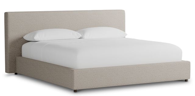 Grayton Gellar Brown 44" Upholstered Platform Bed