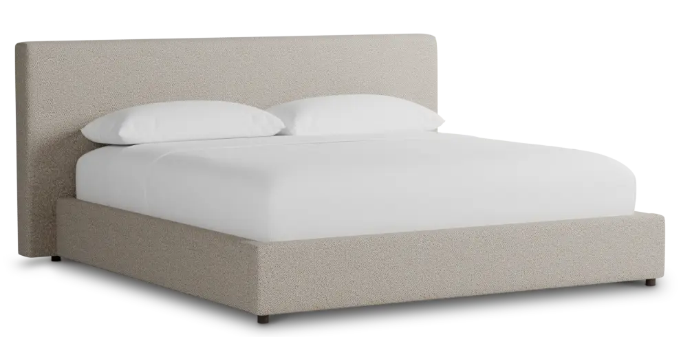 Grayton Gellar Brown 44" Upholstered Platform Bed Grayton Gellar Brown 44" Upholstered Platform Bed