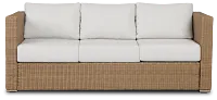 Montecito Light Tone Sofa With Light Beige Cushions