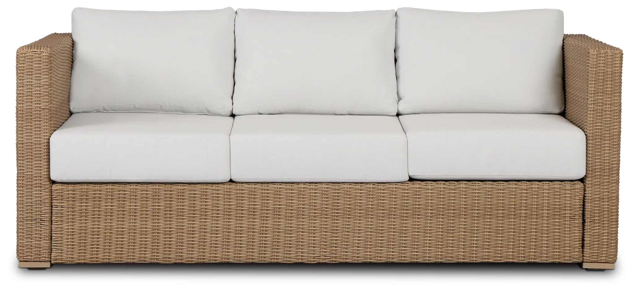 Montecito Light Tone Sofa With Light Beige Cushions Montecito Light Tone Sofa With Light Beige Cushions