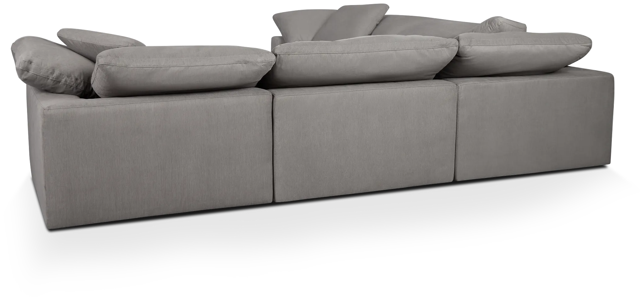 Nixon Light Gray Fabric 5-piece Modular Sectional
