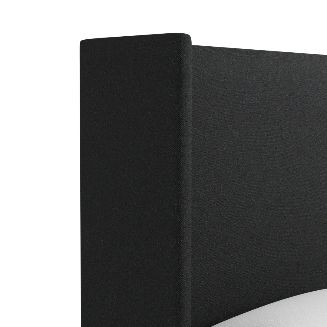 Captiva Elite Black 60" Upholstered Shelter Bed Captiva Elite Black 60" Upholstered Shelter Bed