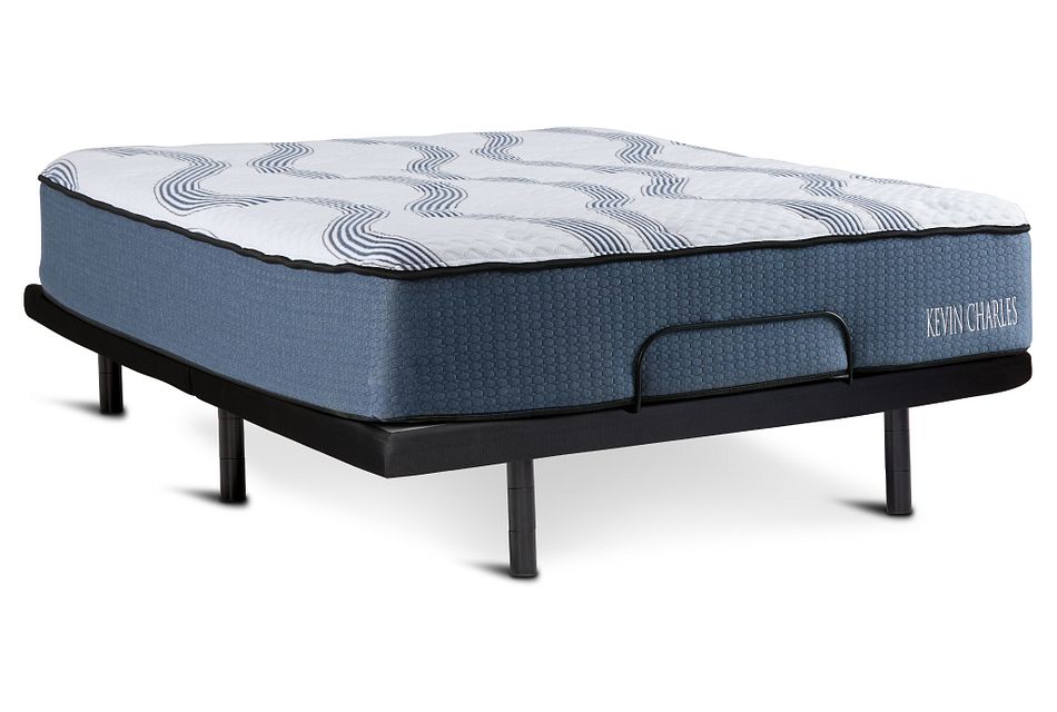 Kevin Charles Melbourne Cushion Firm Silver Adjustable Mattress Set
