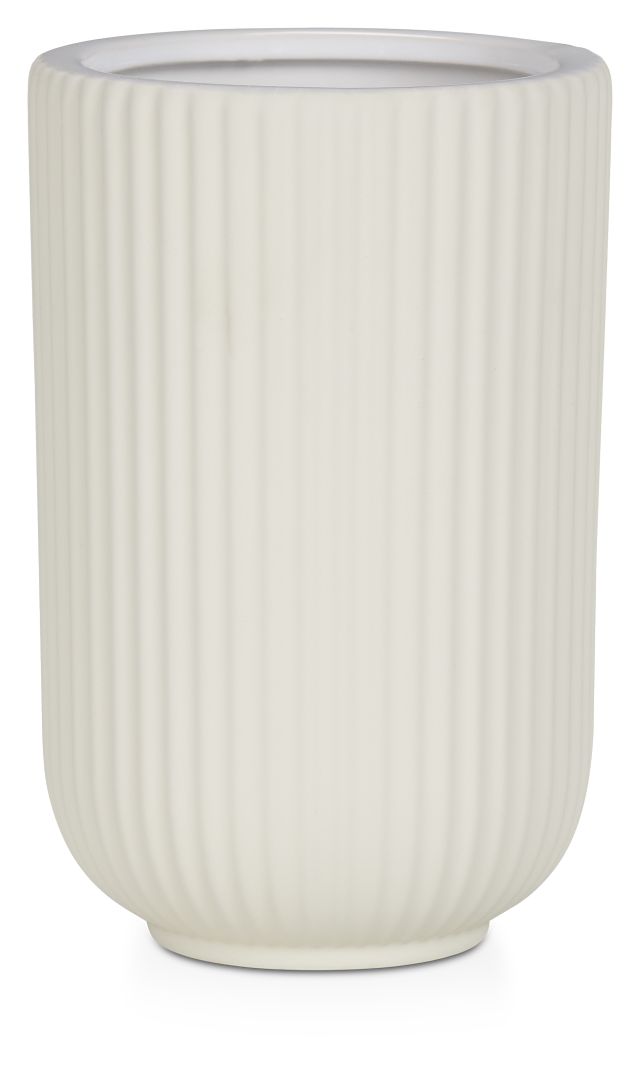 Rivi White Small Vase