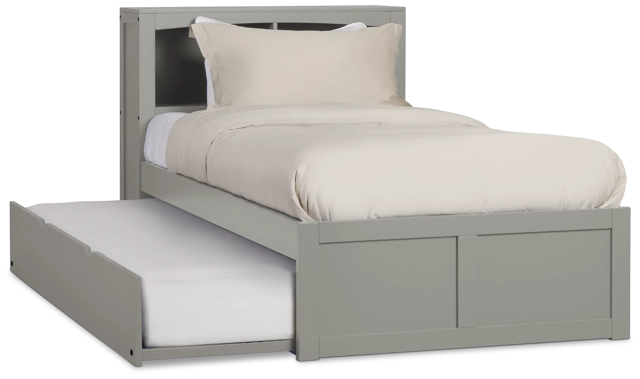 Charleston Gray Bookcase Trundle Bed Charleston Gray Bookcase Trundle Bed