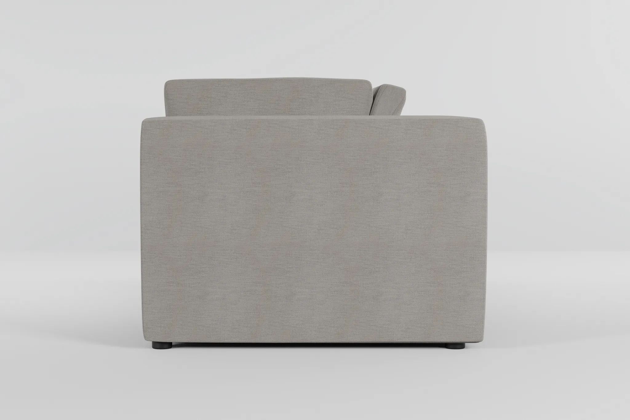 Destin Maguire Pewter Fabric 2-piece Modular Sofa