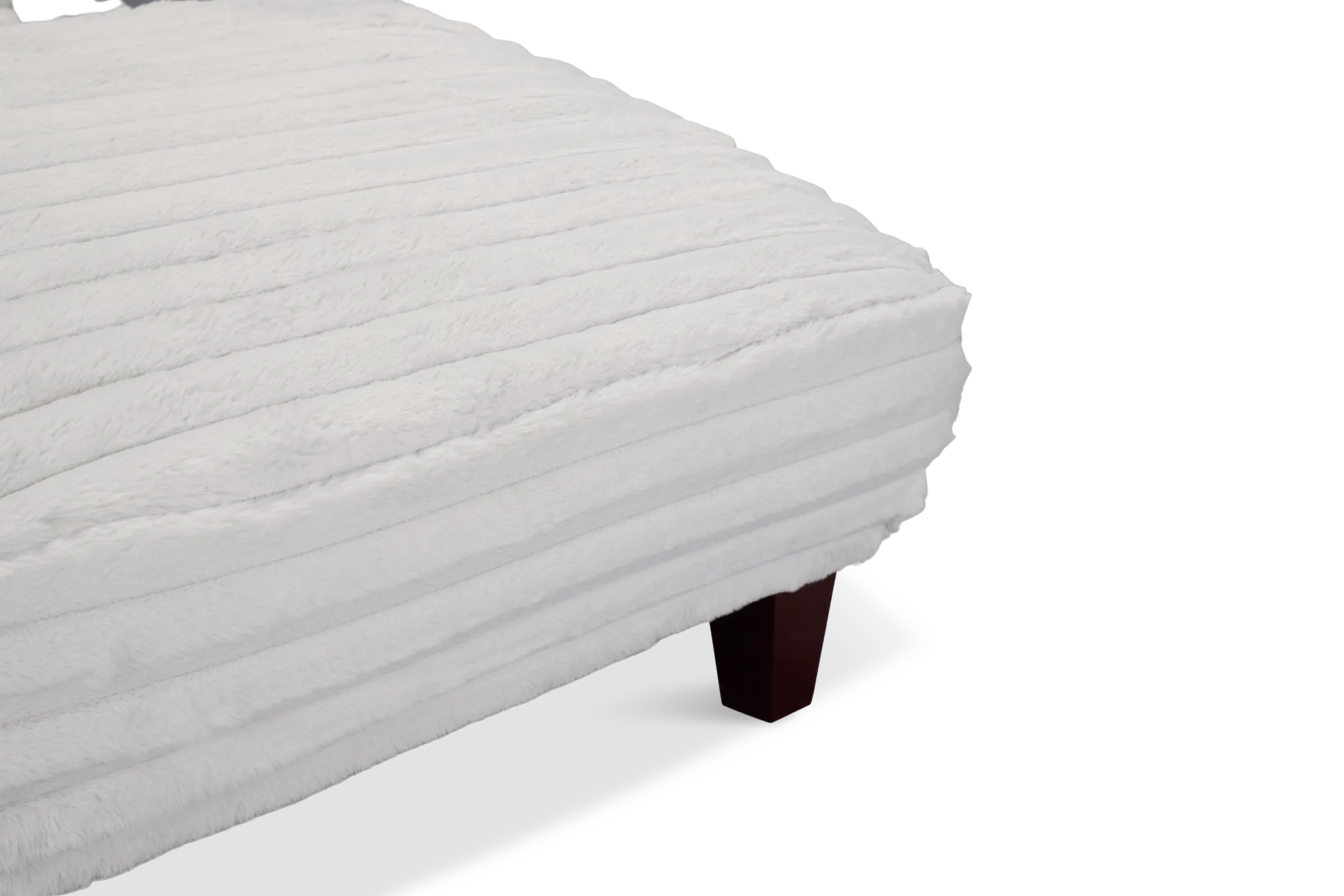 Kylie Light Gray Fabric Chaise