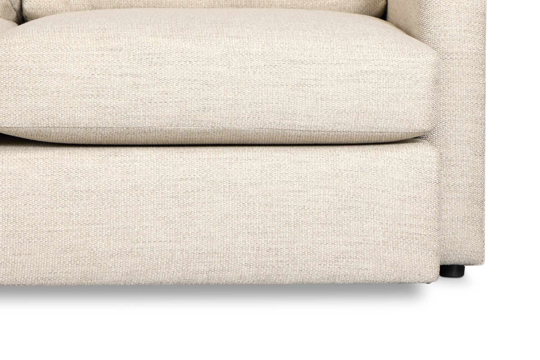 Maxwell Light Gray Fabric Left Chaise Sectional