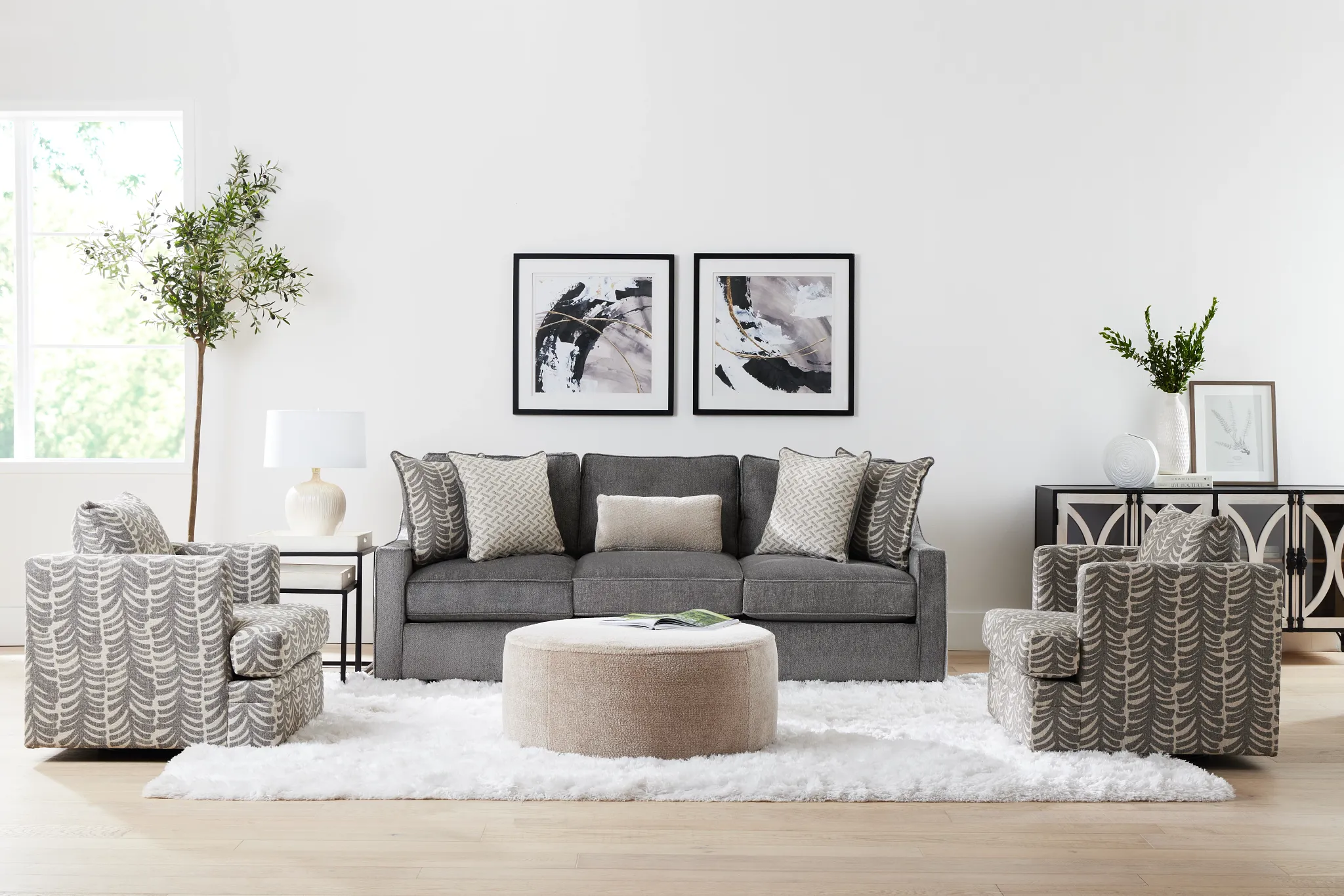 Dakota3 Black Framed Wall Art