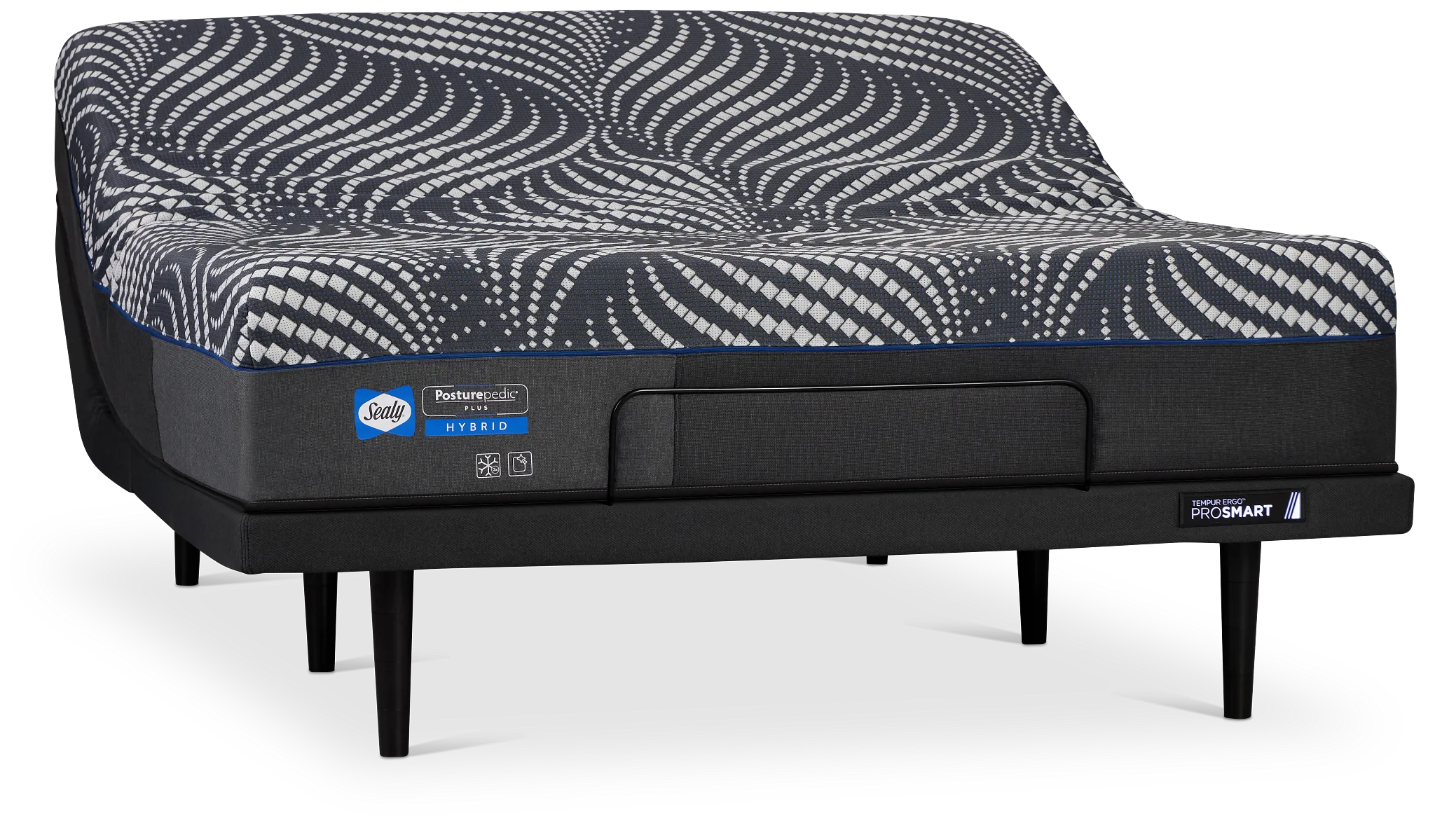 Sealy Posturepedic Plus High Point 14" Soft Ergo Prosmart Adjustable Mattress Set