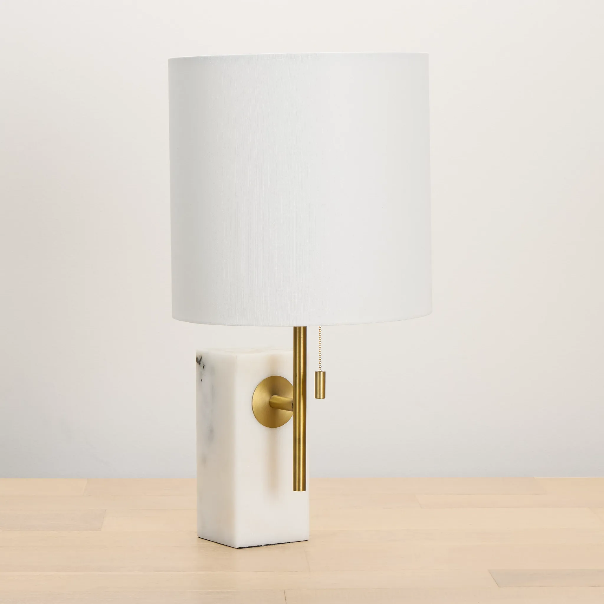 Aria White Marble Table Lamp