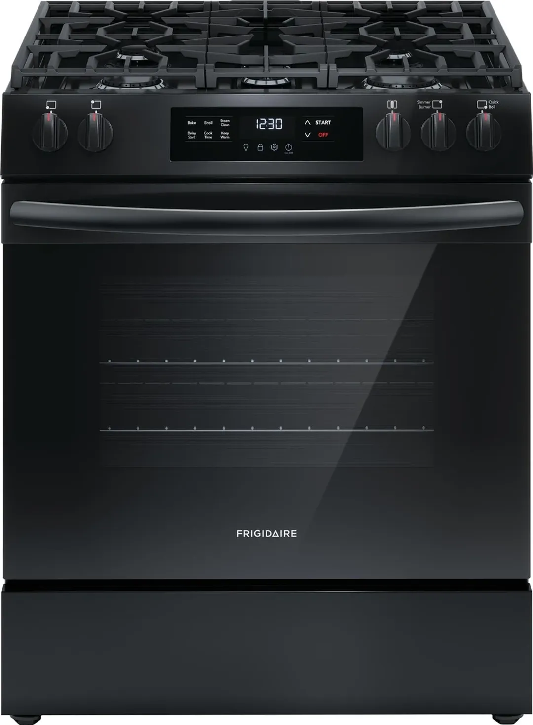 Frigidaire 3062 Series Black Gas Range