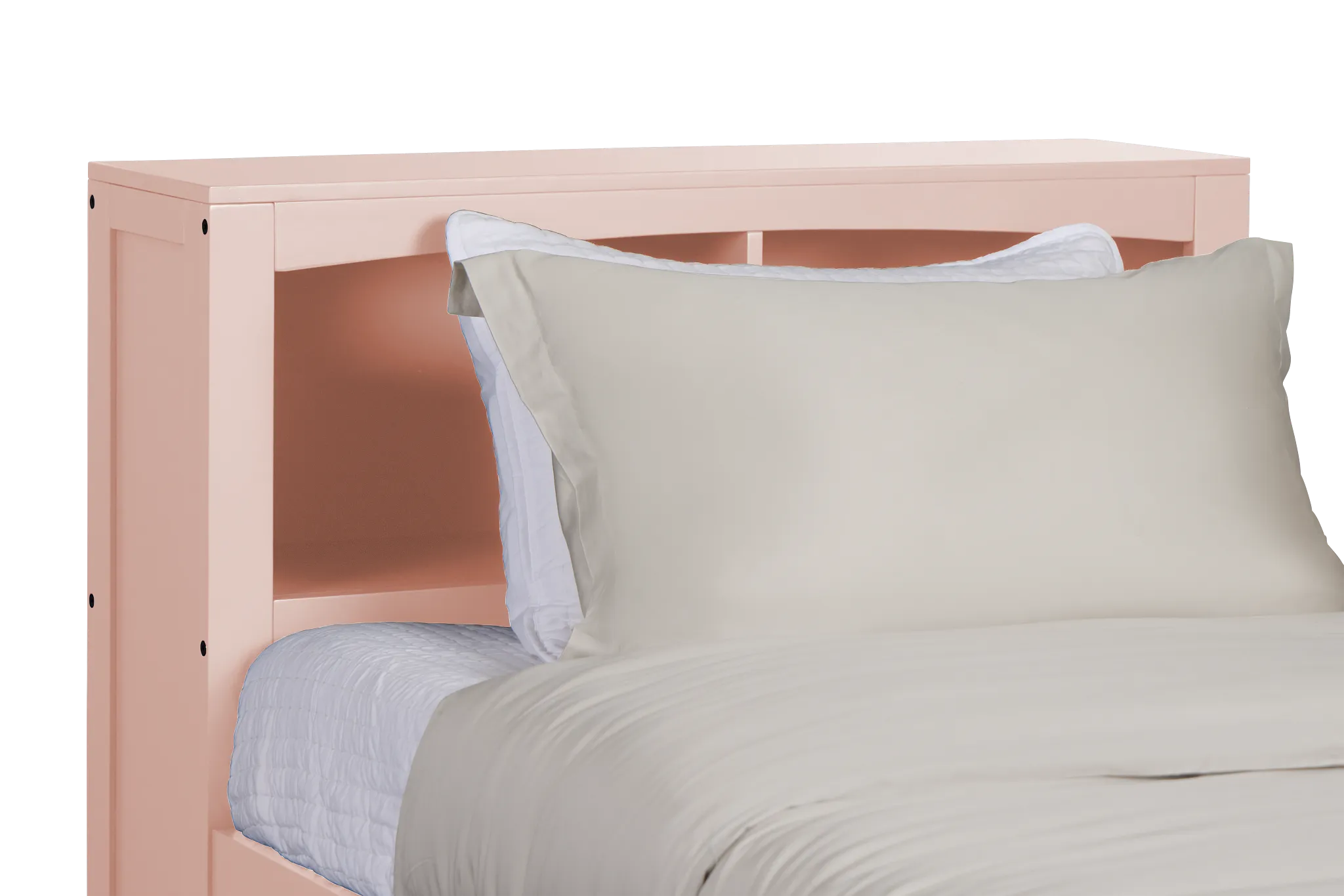 Charleston Pink Bookcase Bed