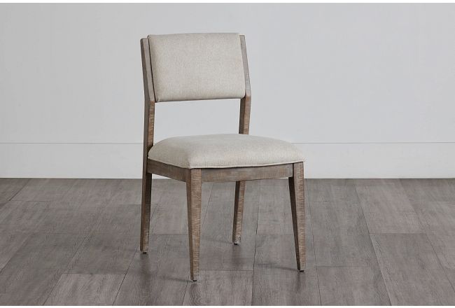Portland Light Tone Upholstered Side Chair