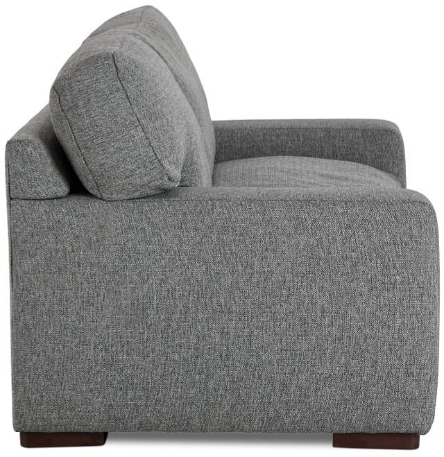 Veronica Dark Gray Down Loveseat