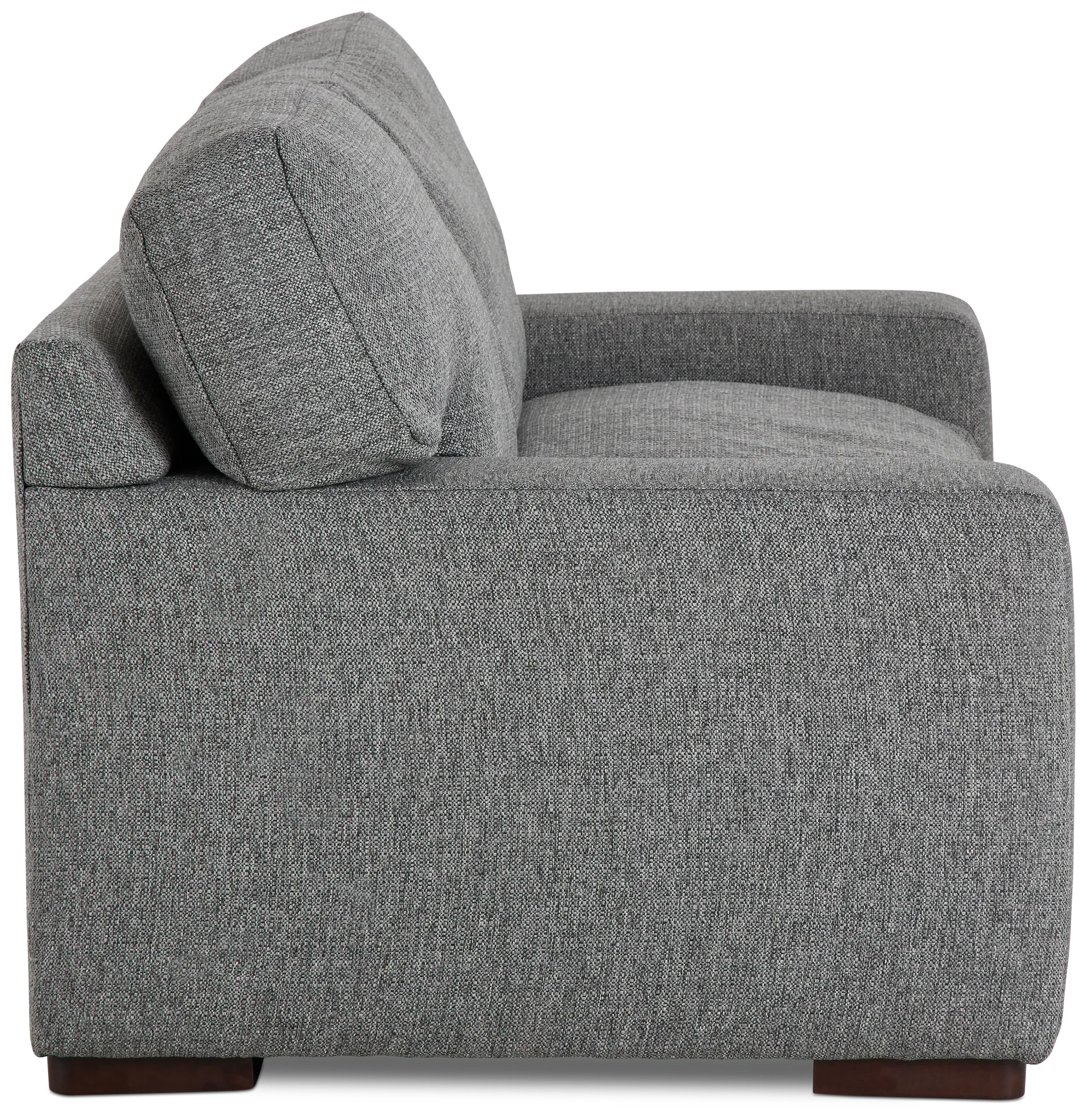 Veronica Dark Gray Down Loveseat