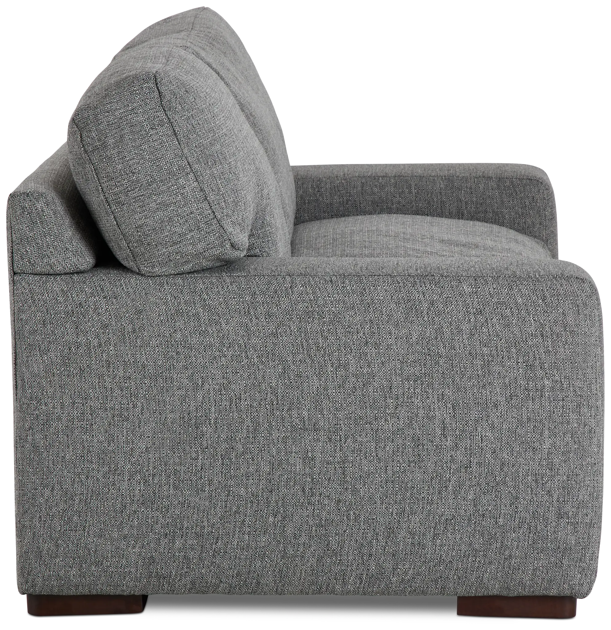 Veronica Dark Gray Down Loveseat Veronica Dark Gray Down Loveseat