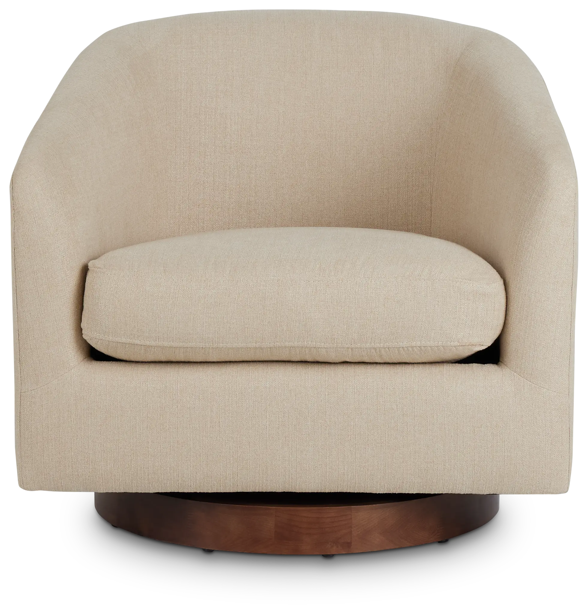 Paloma Beige Micro Swivel Accent Chair Paloma Beige Micro Swivel Accent Chair