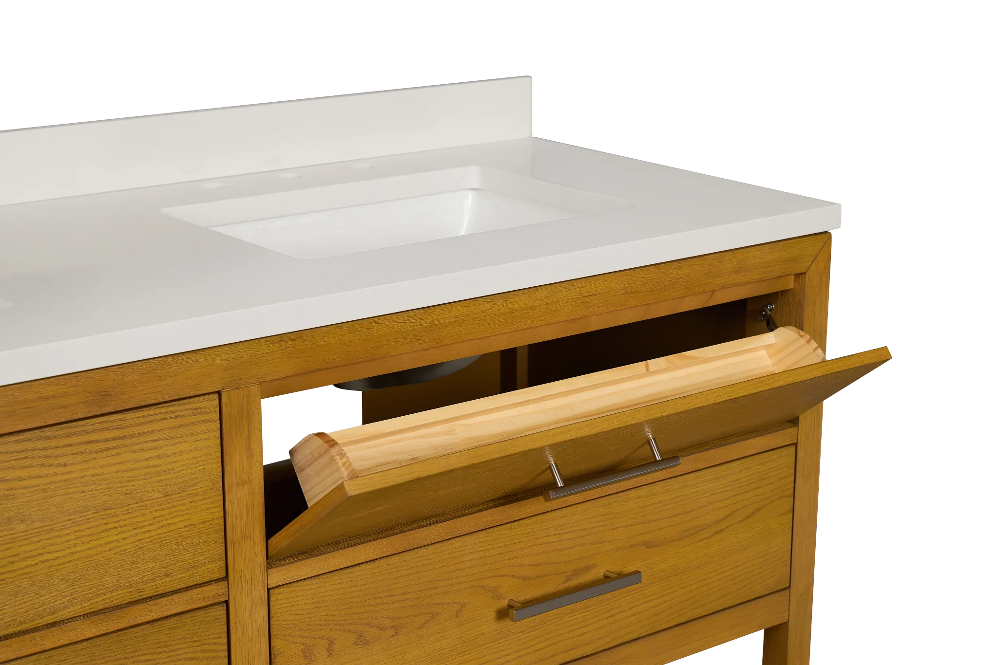 Alden Light Tone 60" Double Bathroom Vanity