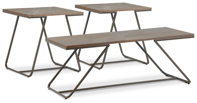 Duke Mid Tone 3 Pack Tables