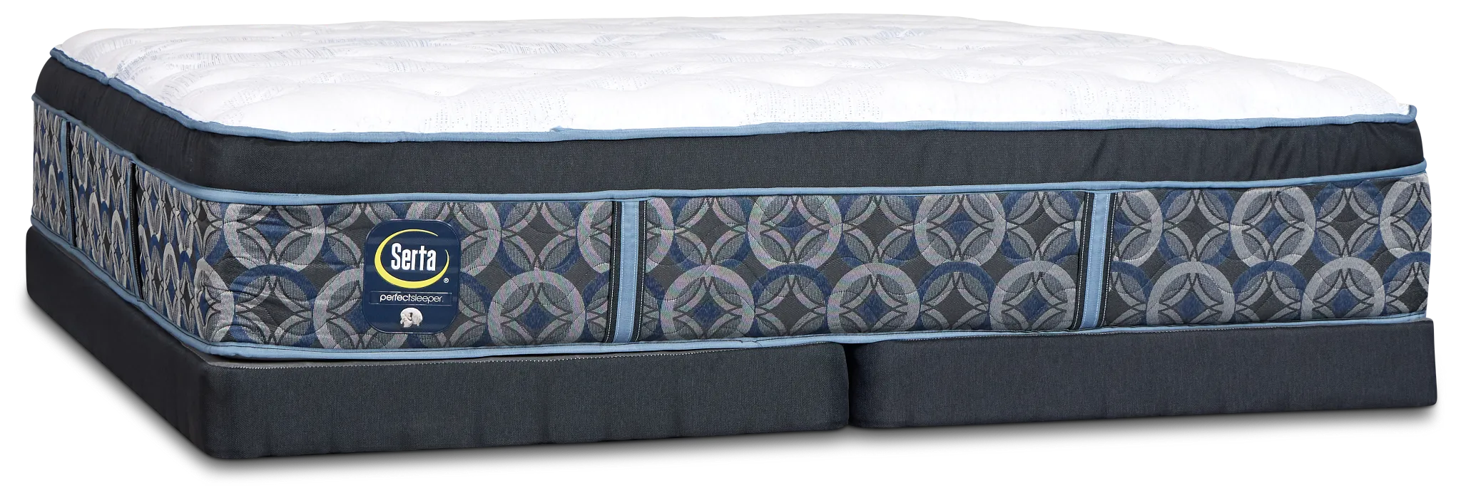Perfect Sleeper Bay City Plush Low-profile Mattress Set