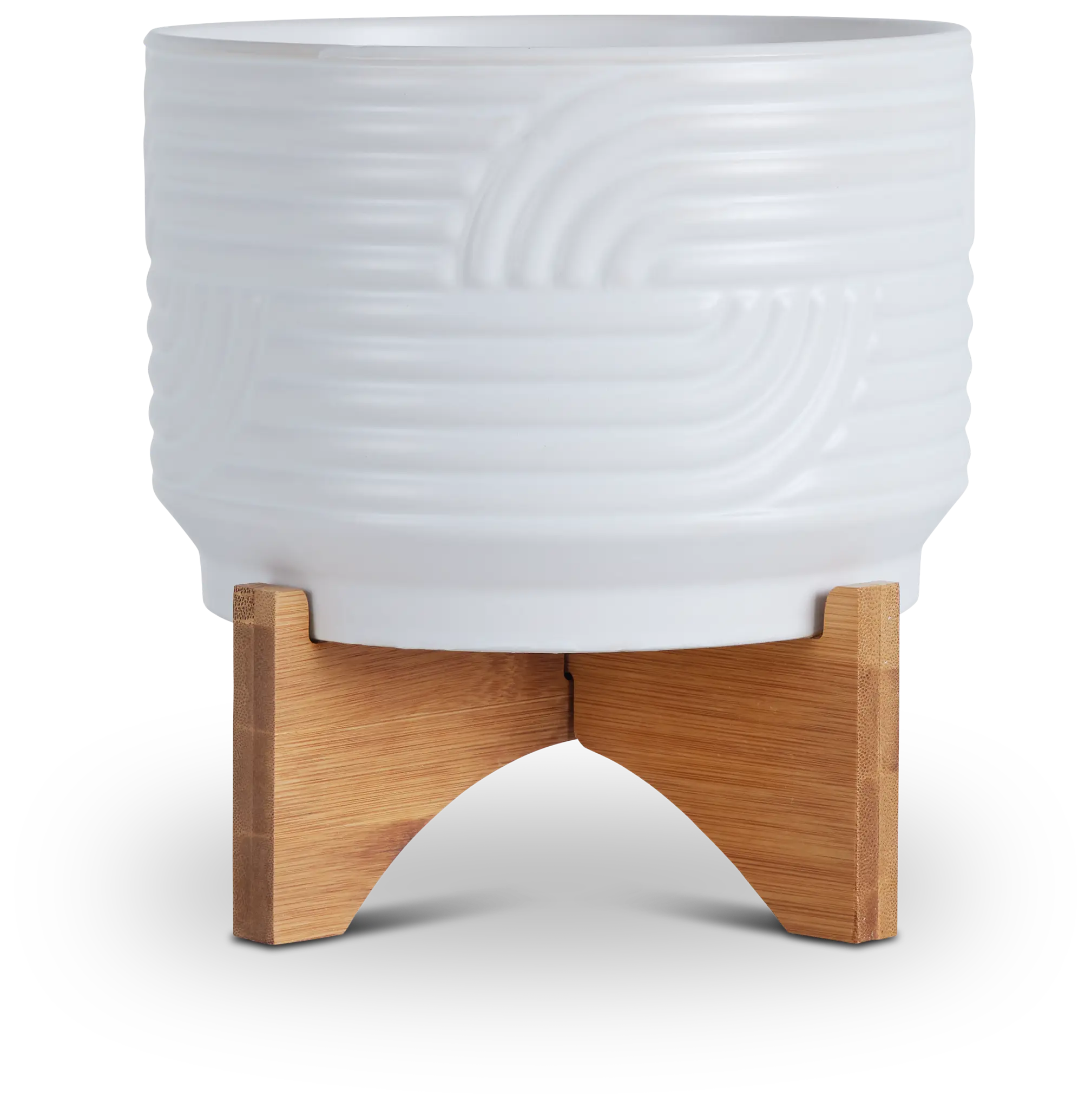 Opal White Planter Opal White Planter