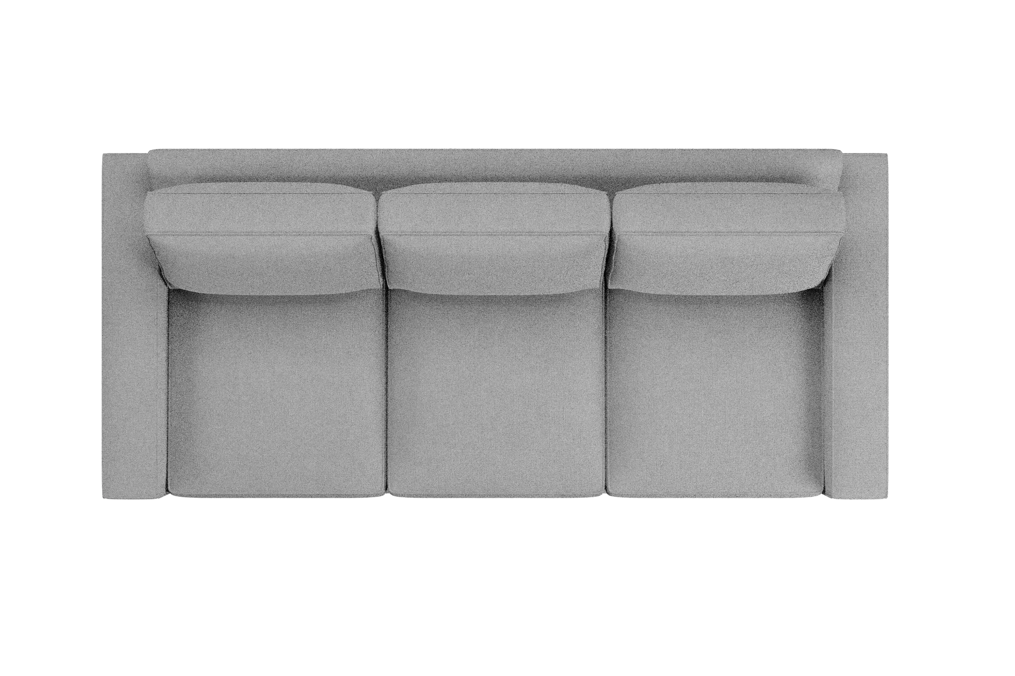 Edgewater Suave Gray 96" Sofa W/ 3 Cushions
