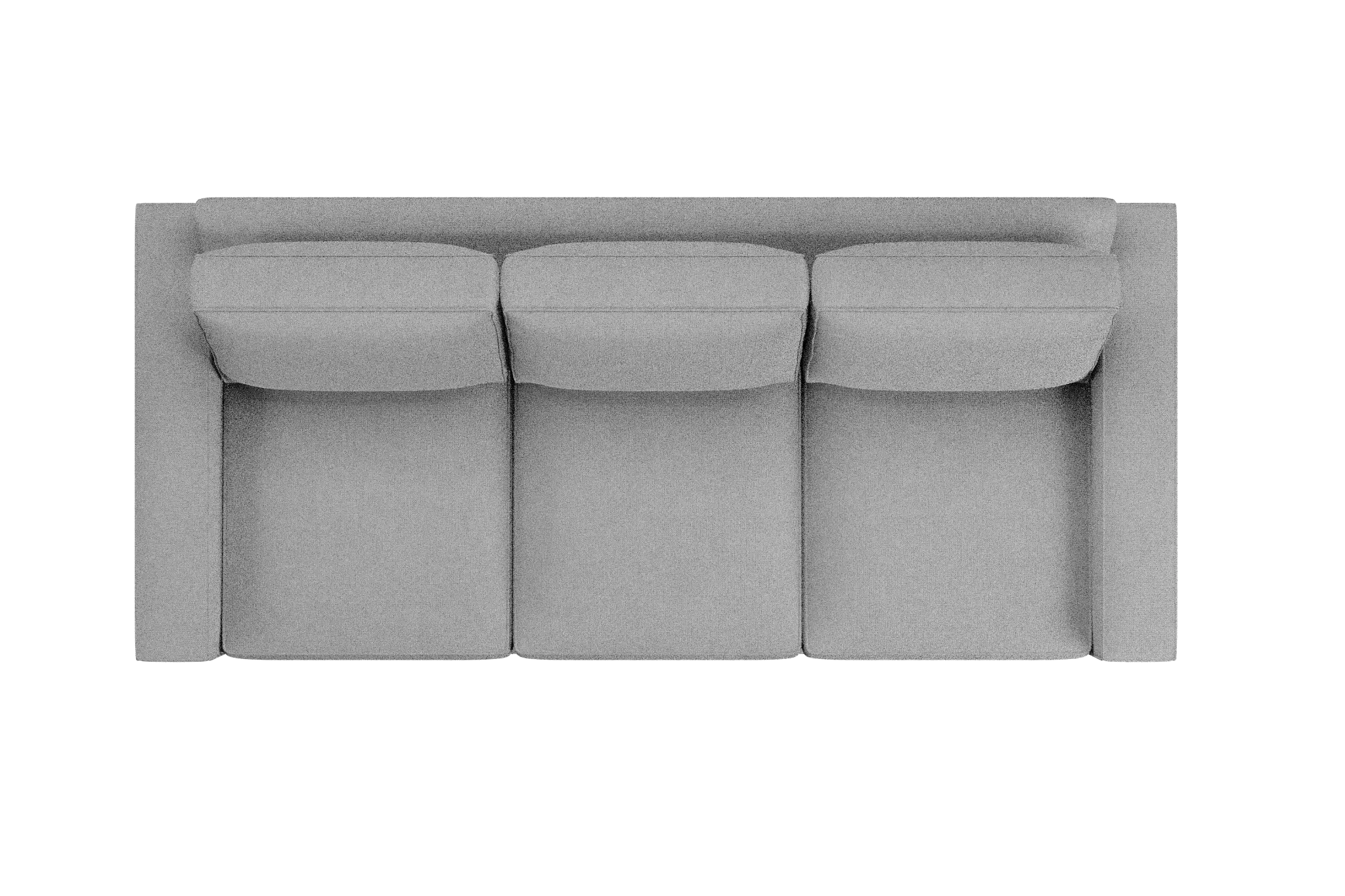 Edgewater Suave Gray 96" Sofa W/ 3 Cushions Edgewater Suave Gray 96" Sofa W/ 3 Cushions