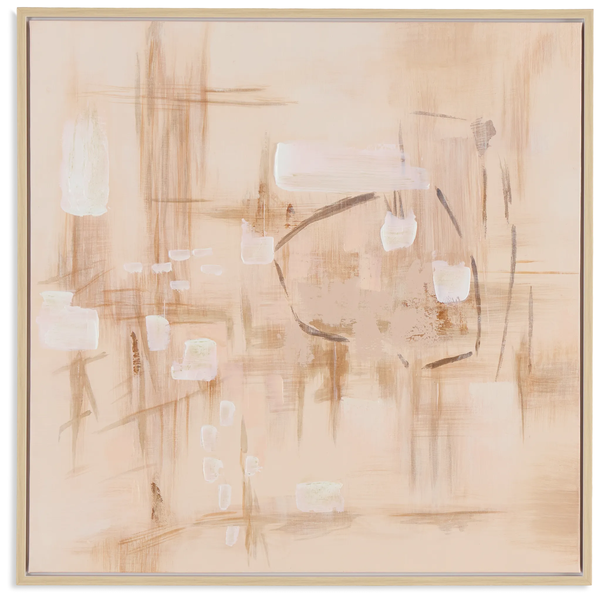 Sonnet Brown Canvas Wall Art