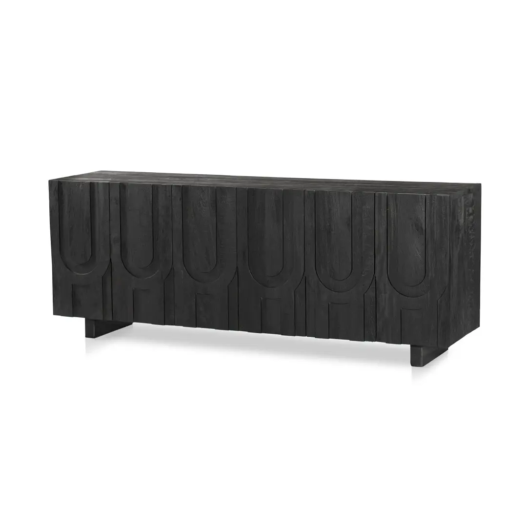 Four Hands Yana Black Media Console Four Hands Yana Black Media Console