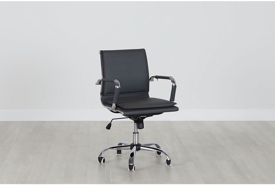 Denver Gray Uph Desk Chair