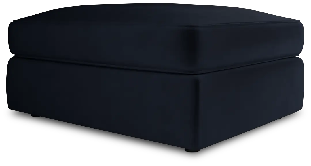 Siesta Joya Dark Blue Fabric Ottoman Siesta Joya Dark Blue Fabric Ottoman