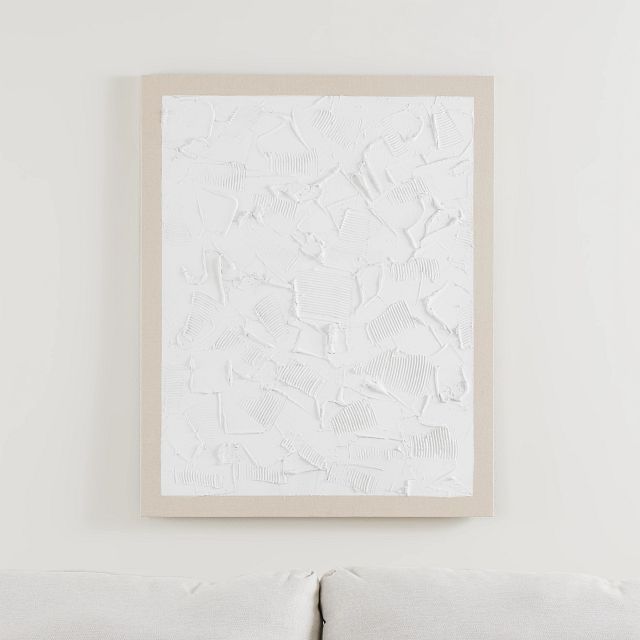 Hartie White Wall Art