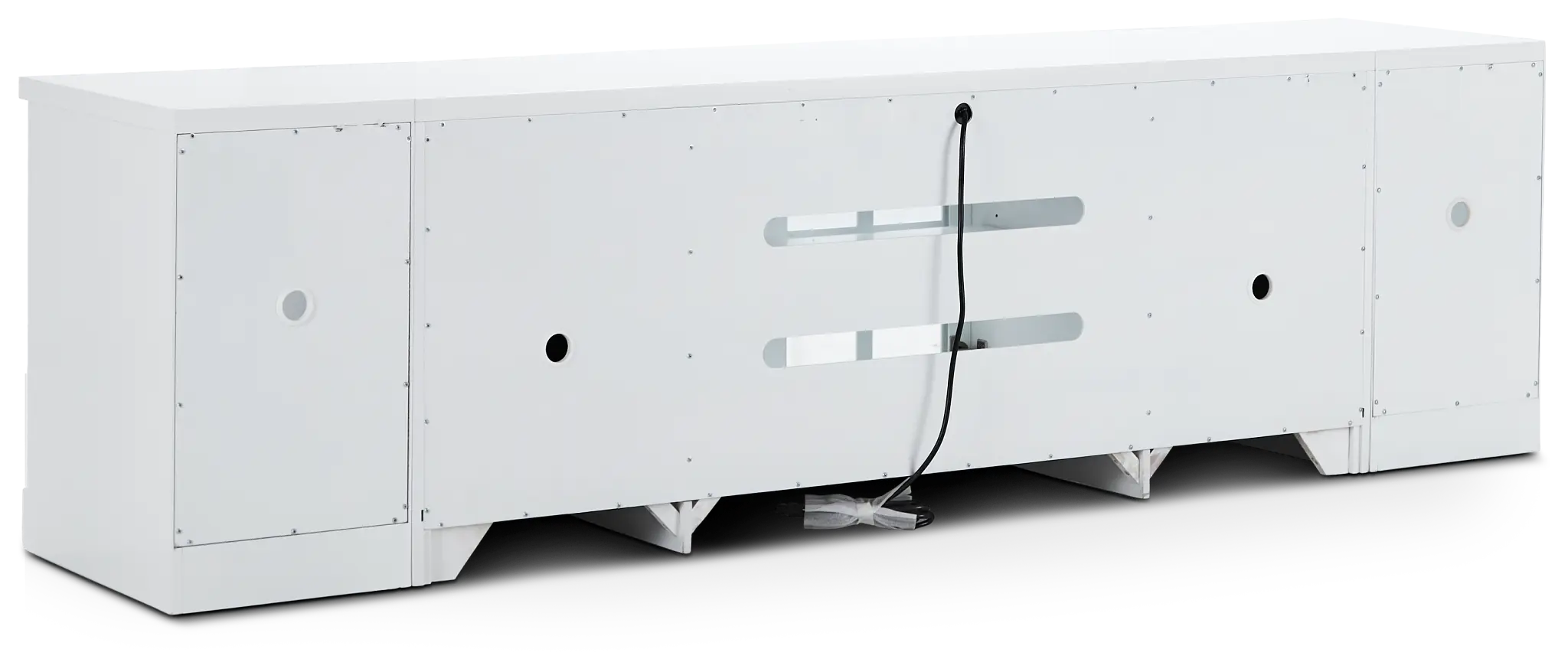 Newport White 108" Tv Stand Newport White 108" Tv Stand