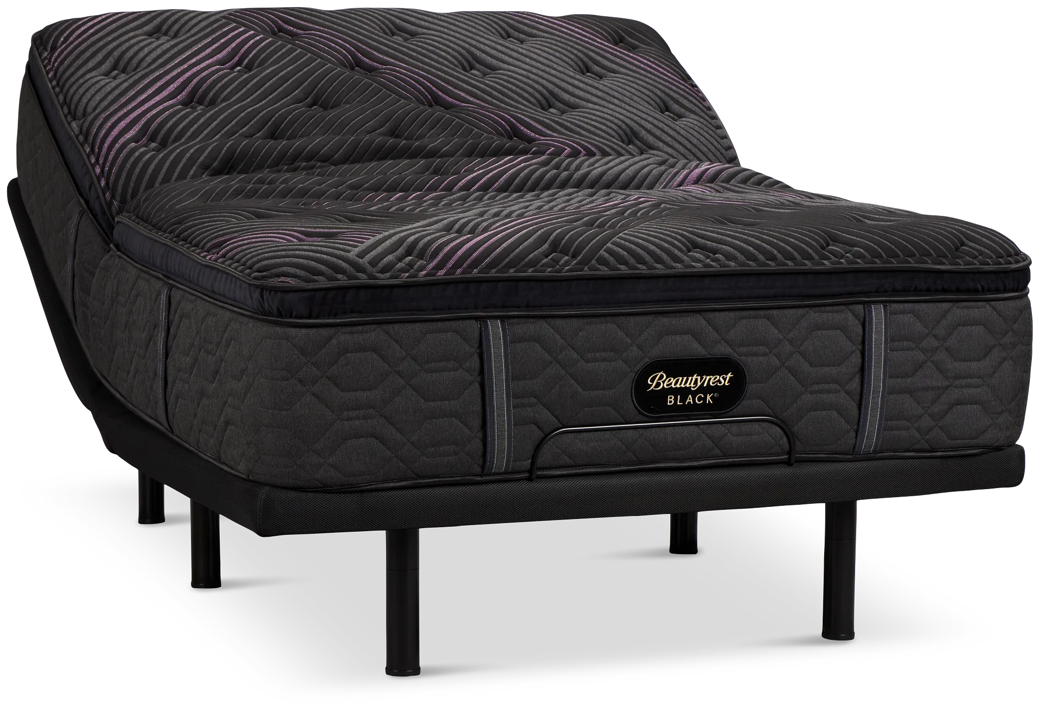 Beautyrest Black Series Two Plush Pillow Top Elite Adjustable Mattress Set