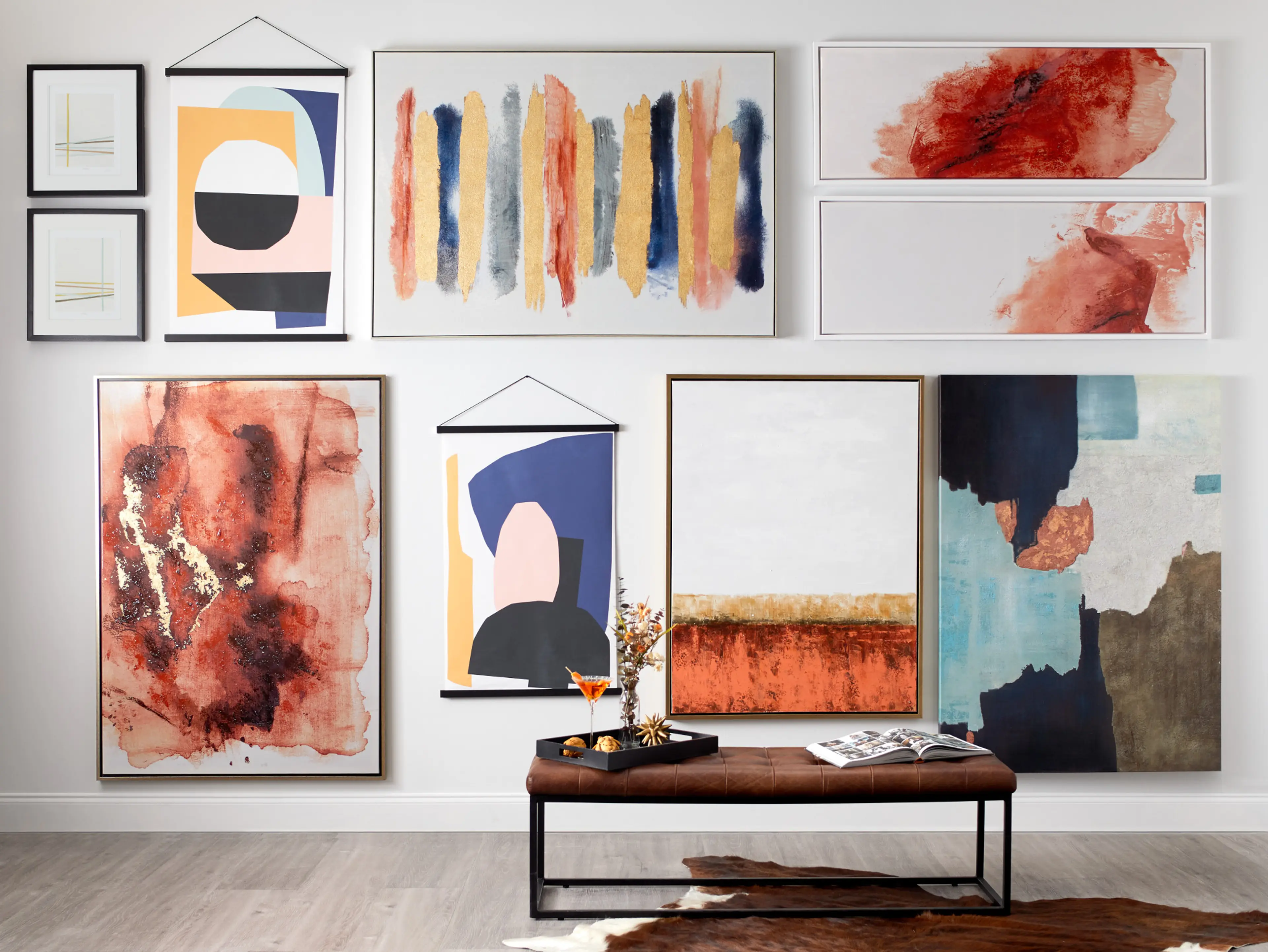 The right way to hang wall art