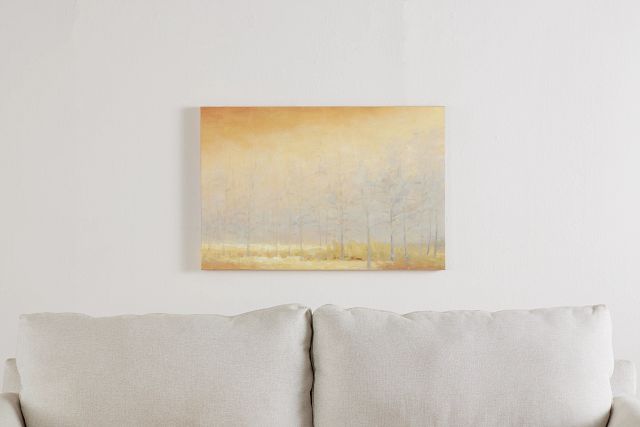 Grande Yellow Canvas Wall Art