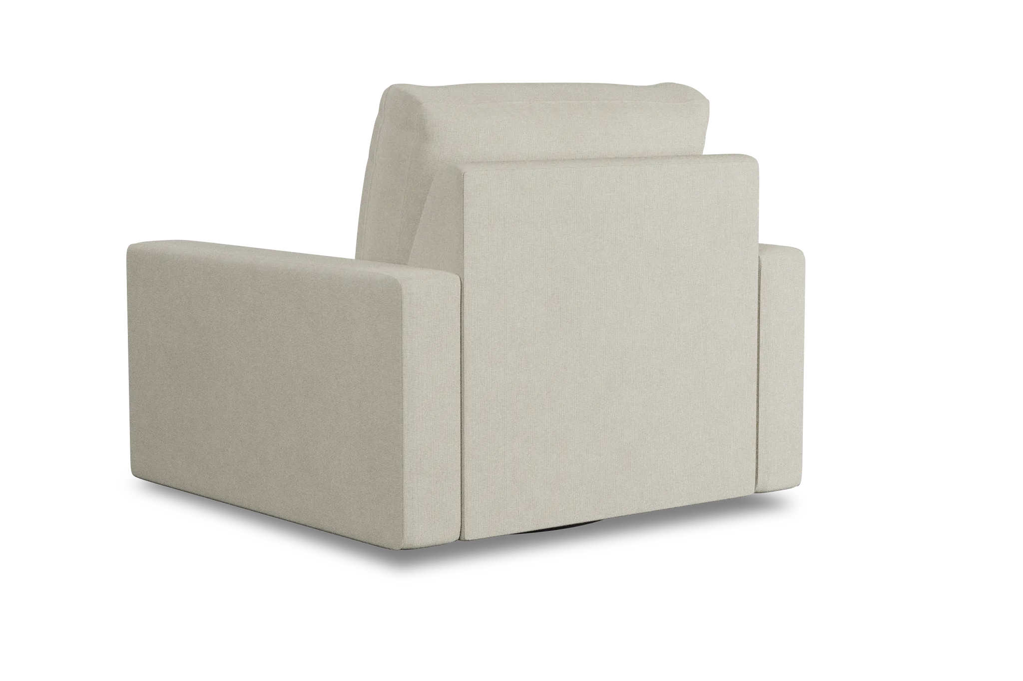 Edgewater Suave Beige Swivel Chair