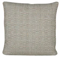 Jackie Teal Fabric Square Accent Pillow