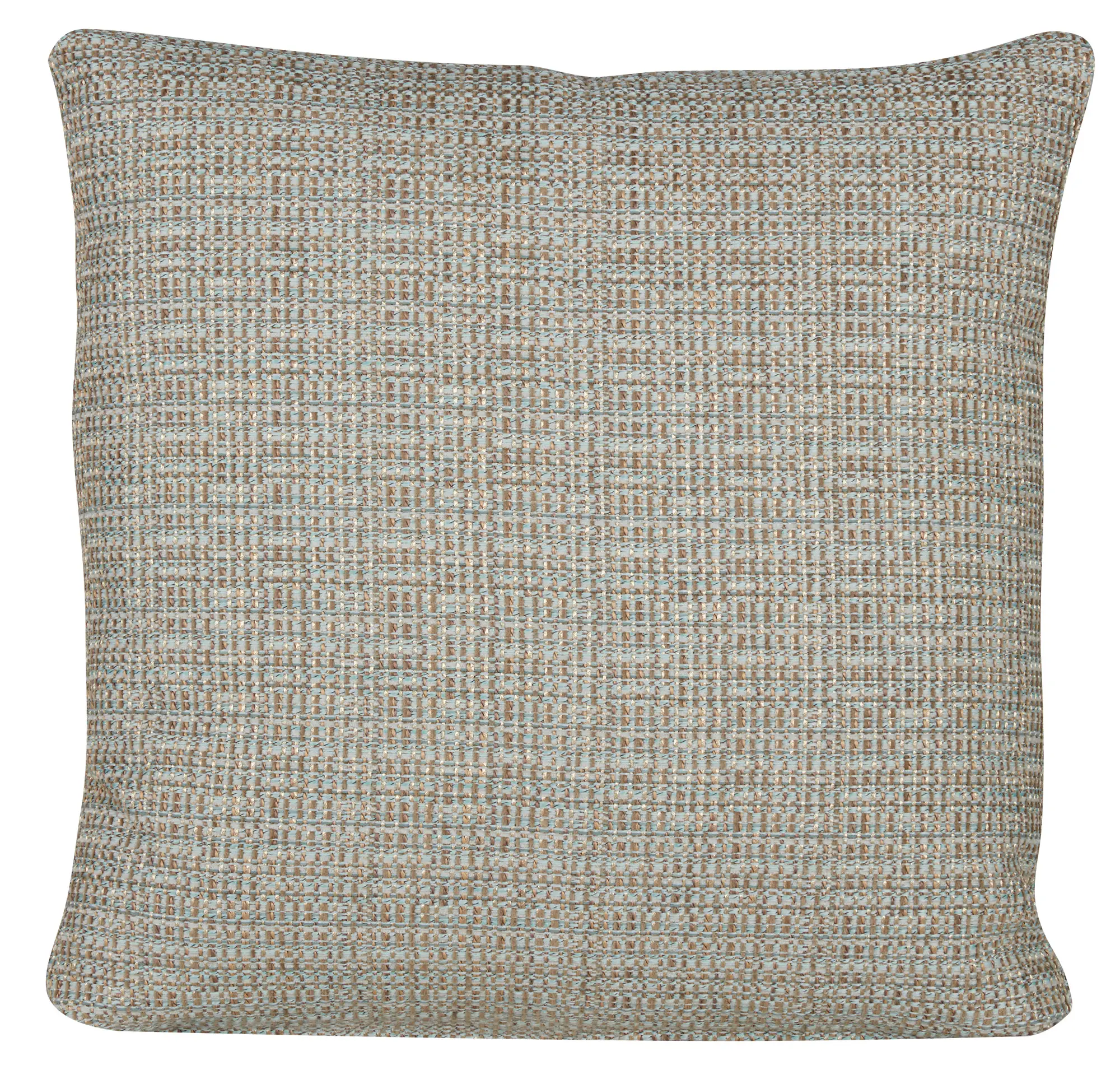 Jackie Teal Fabric Square Accent Pillow Jackie Teal Fabric Square Accent Pillow