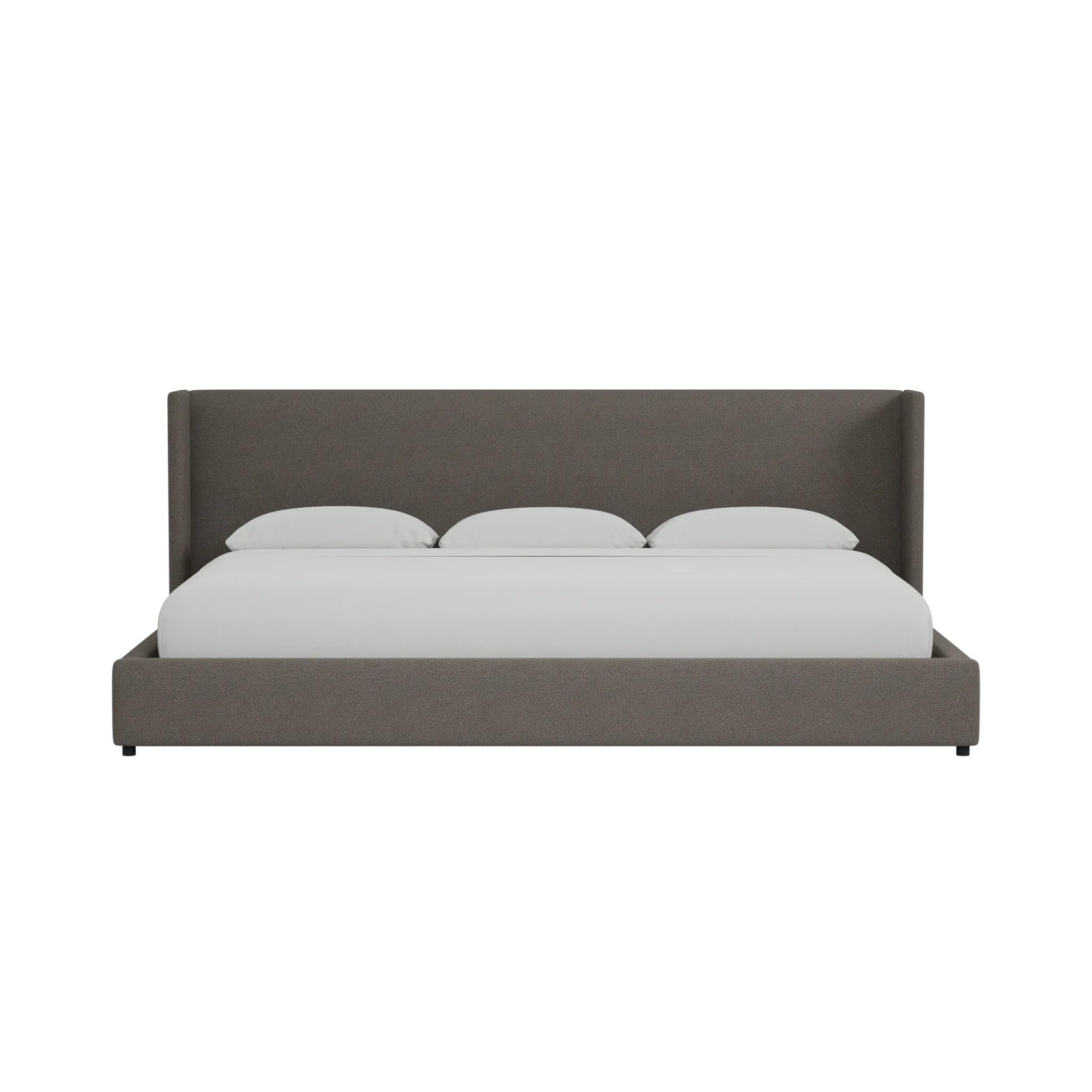 Captiva Elite Dark Gray 48" Upholstered Shelter Bed